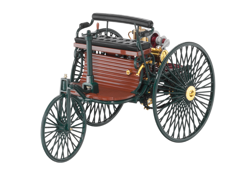 Macheta scara 1:18, Benz Patent Motor Car, an 1886, verde, Originala Mercedes